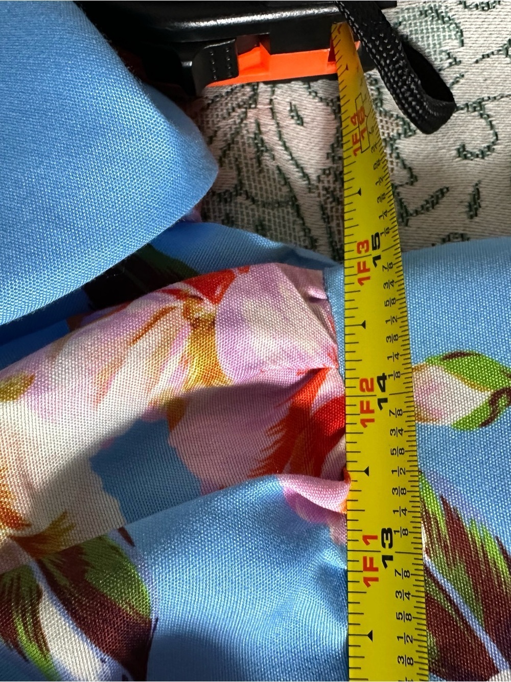 GB girls Light Blue Floral Tie-Shoulder Dress - Picture 5 of 8